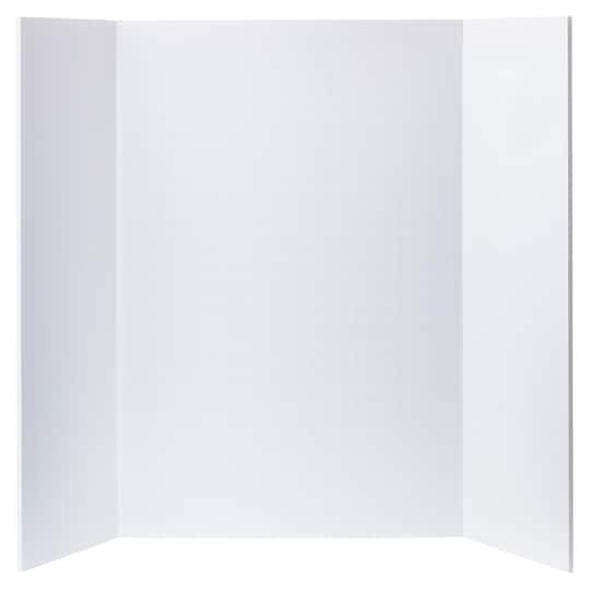 12 Pack: White Guide-Line 18" x 24" Foam Tri-Fold Display Board